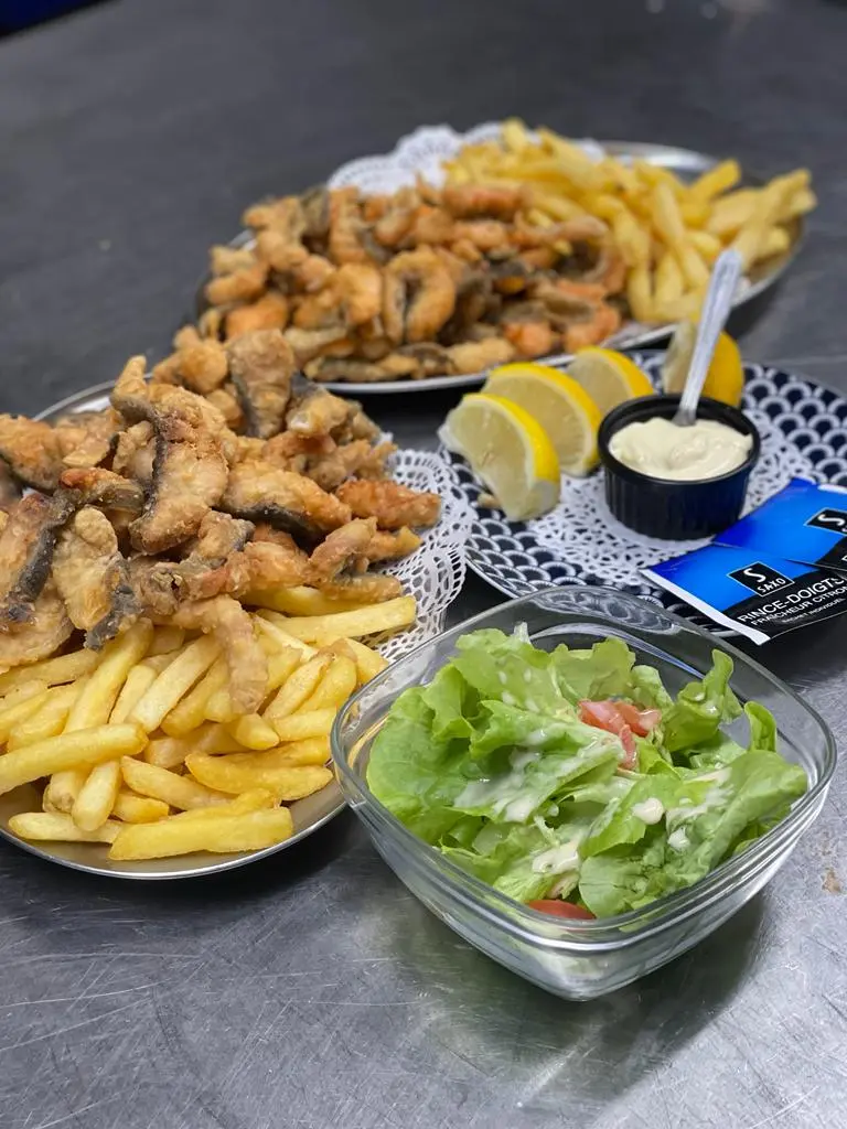 Plat de Friture de carpes